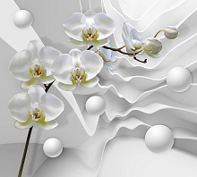 Фотообои орхидея Divino Decor Фотопанно 3-х полосные P-075