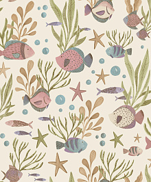 Светостойкие обои Grandeco Little Dreamers LD 3318