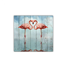 Панно с изображением птиц Creative Wood ZOO ZOO - 30 Два фламинго