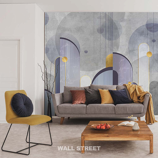 Фотообои в интерьере артикул Deco 22, АРТ-ДЕКО / DECO, Wall street