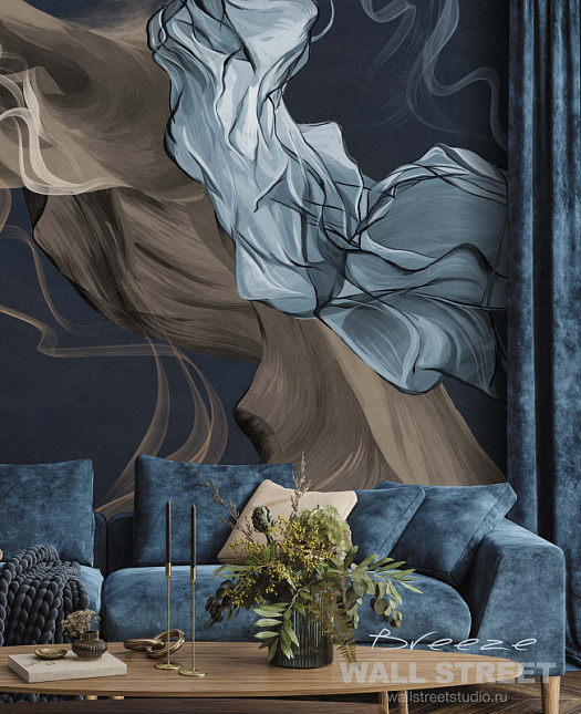 Фотообои в интерьере артикул Breeze 9, BREEZE, Wall street Фотообои в интерьере артикул Breeze 9, BREEZE, Wall street