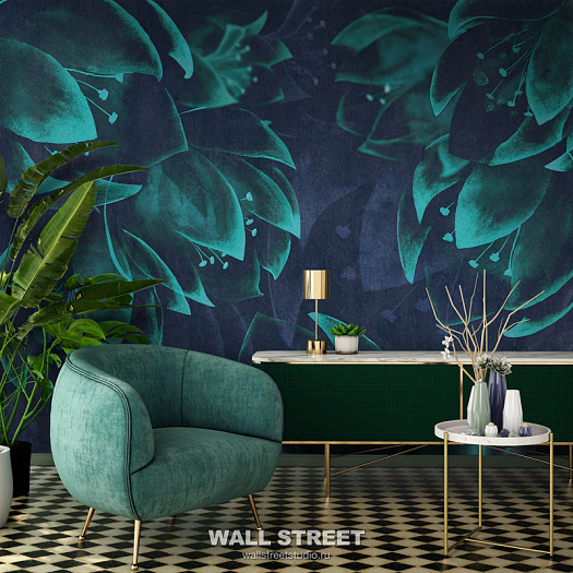Фотообои в интерьере артикул Azure 4, ЛАЗУРЬ / AZURE, Wall street