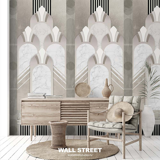Фотообои в интерьере артикул Deco 4, АРТ-ДЕКО / DECO, Wall street