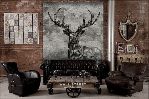 Фотообои в интерьере артикул podLOFT 28, podLOFT, Wall street Фотообои в интерьере артикул podLOFT 28, podLOFT, Wall street